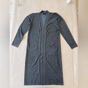 Premise — Charcoal Grey Knit Duster Sweater — Size L - NWOT